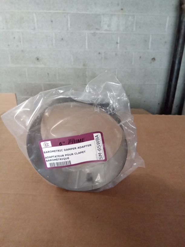 6" barometric damper adaptor ICC-6SWBA