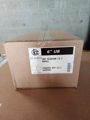 ICC ultra black 30° elbow ICC-6UB30