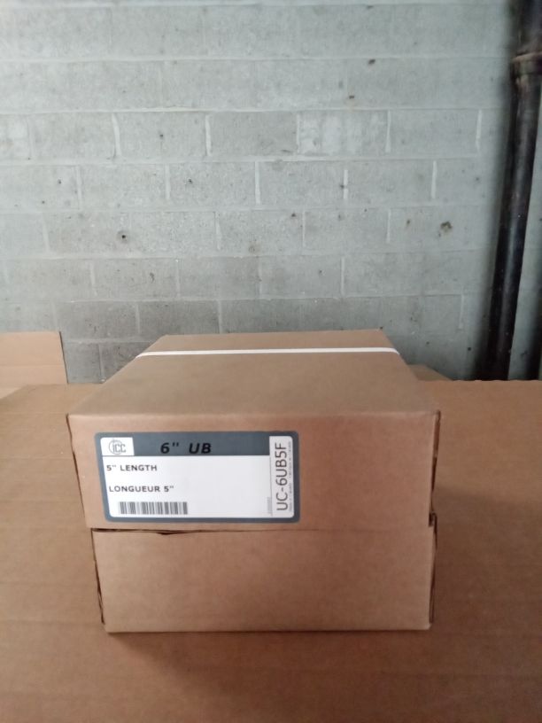 6" X 5" Length UltraBlack double wall stove pipe ICC-6UB5F