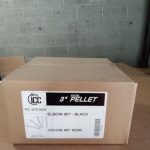 ICC 3" Diameter EXCELPellet 90 Degree Slip Elbow ICC-PE-3PE90B