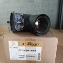 3" EXCELPellet Black Tee with cap ICC PE-3PTB