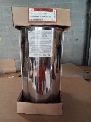 ICC 6" Diameter EXCEL 18" Pipe Length ICC-XC-6EL18-BD