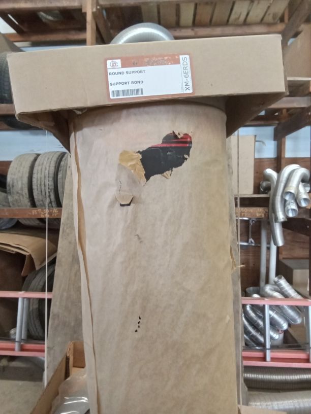 6" Round support (Includes flue extension and 2" decorative trim ring) ICC Excel Class A ICC-XM-6ERDS