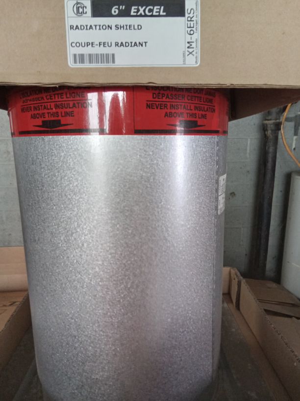 ICC 6" fire stop - radiation shield ICC-XM-6ERS