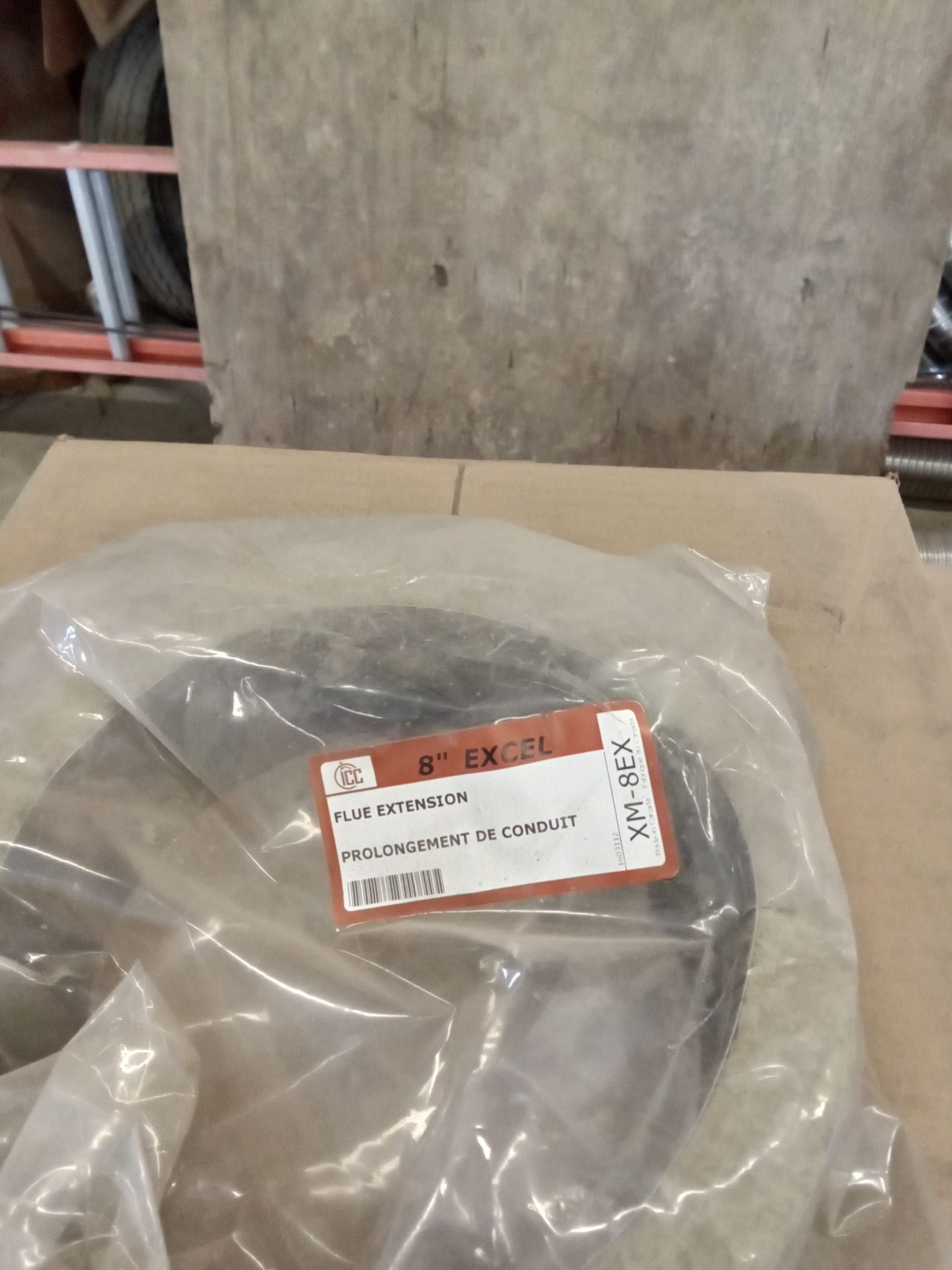 8" flue extension ICC-XM-8EX