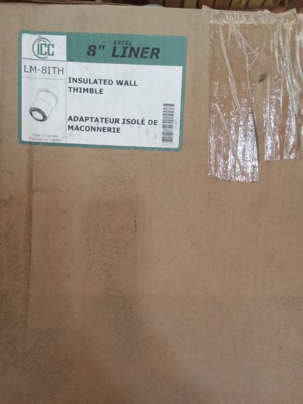 8" Insulated wall thimble ICC-LM-8ITH