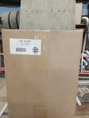 ICC 8" Diameter ULTRABlack Tee w/Cap ICC-UE-8UBT