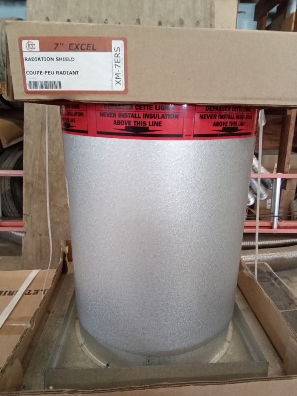 7" Roof Radiation Shield ICC-XM-7ERS