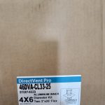 3x3" x25' termination kit with 18x18" top plate and high wind cap