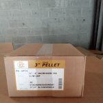 ICC 4" Tee/with cap with 3" snout  - Pellet