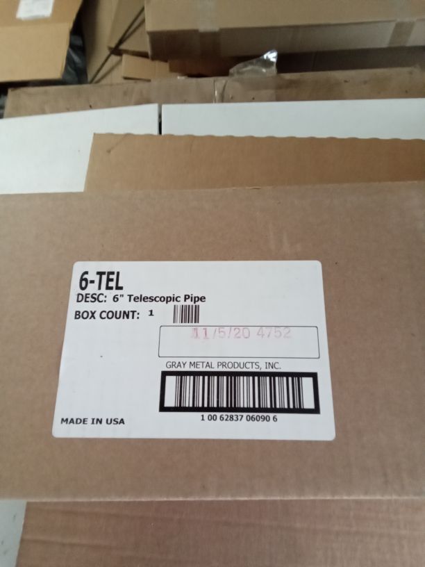 Snap lock 6″ telescopic – 38 – 70″