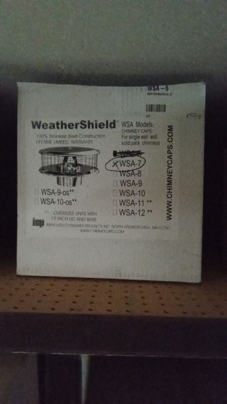 7″ Weathershield Cap