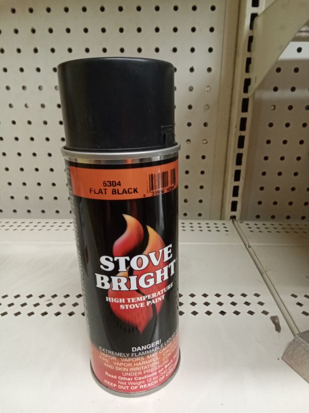 Stove Bright Spray Paint - Flat Black