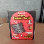 8" ROUND BRUSH 1/4" ROD