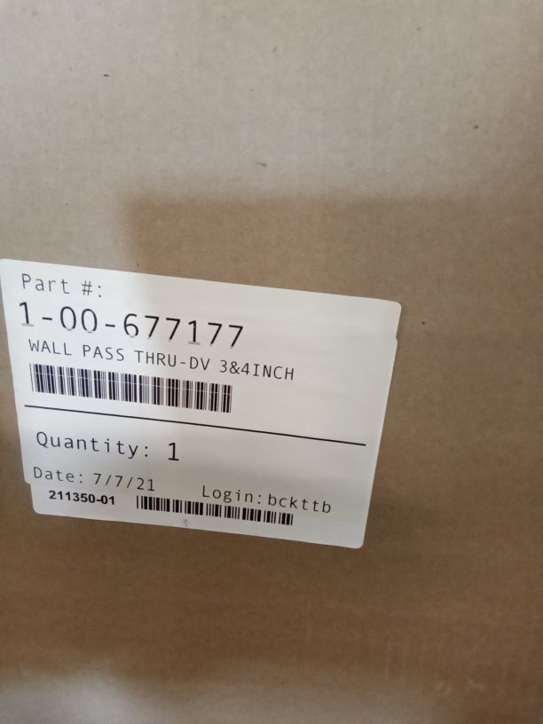 Direct vent wall pass through