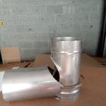 Tee Body Stainless Steel 6" with snout