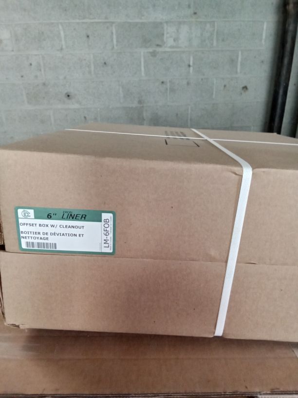 LINER 6″ OFFSET BOX with CLEANOUT