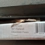 Chocolate Fawn 40" Standard hearth board