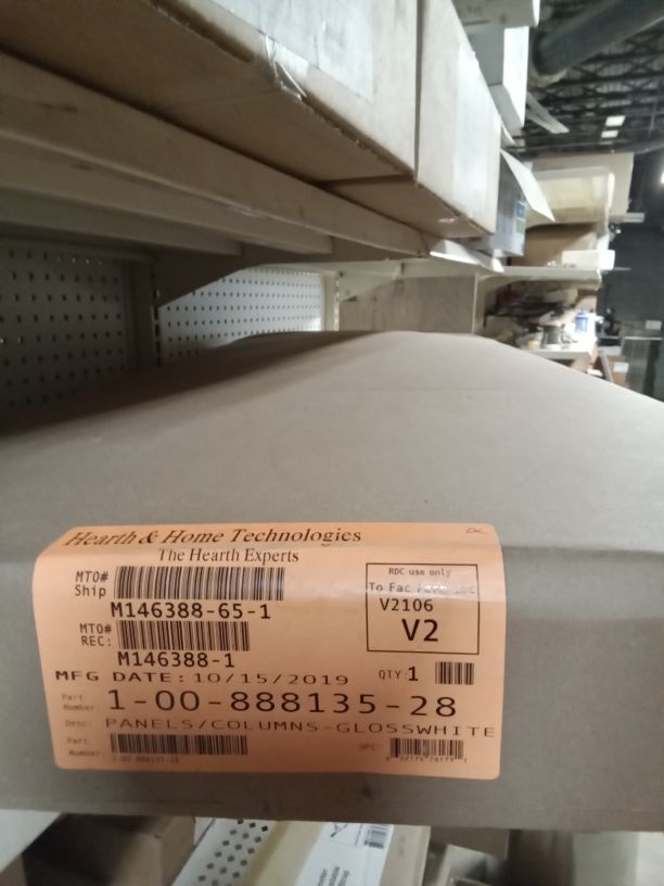 Panels and columns – gloss White for Allure50