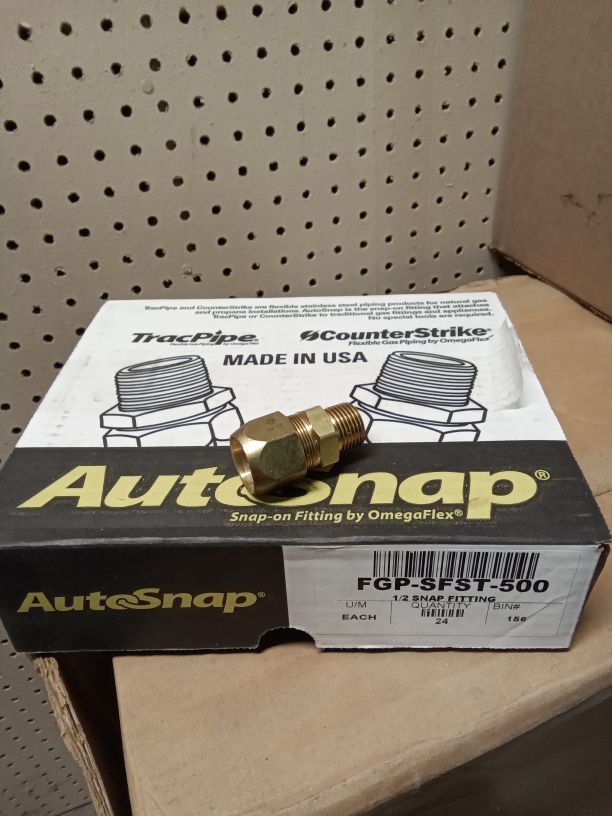 AutoSnap 1/2″ fitting – male