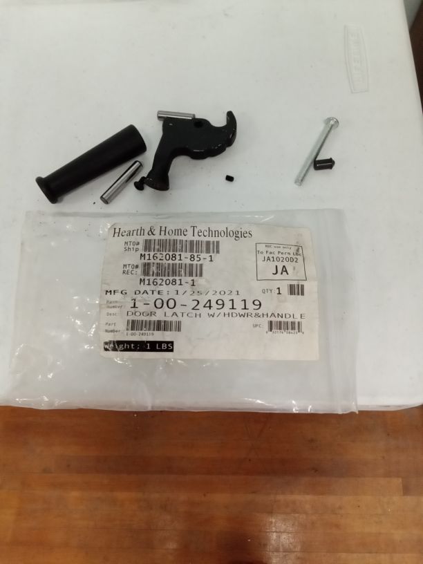 Ash door handle assembly for P series