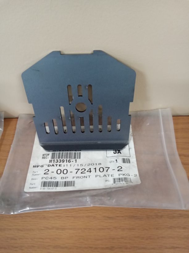 PC-45 burn pot front plate weldment