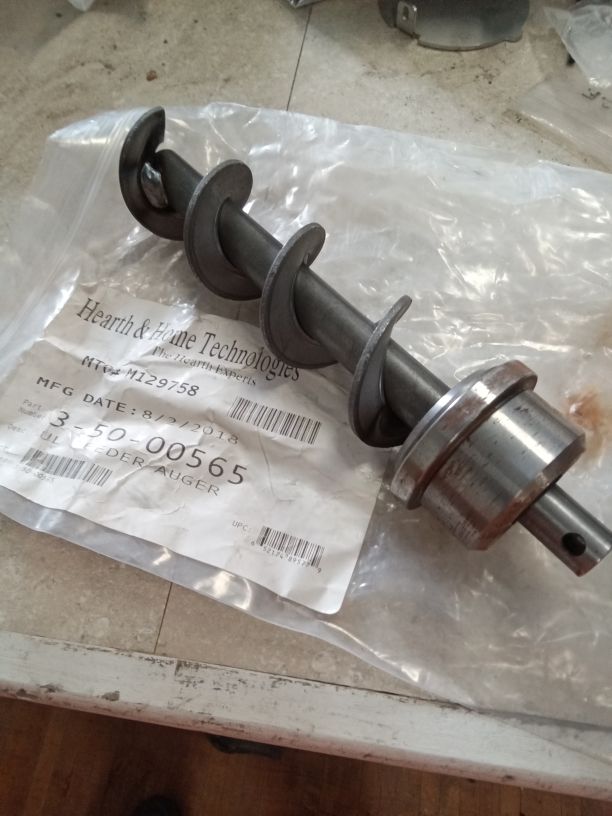 UL Pellet feeder auger