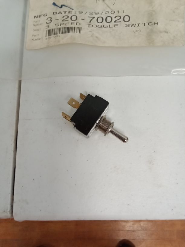Toggle switch for 1500 furnace blower