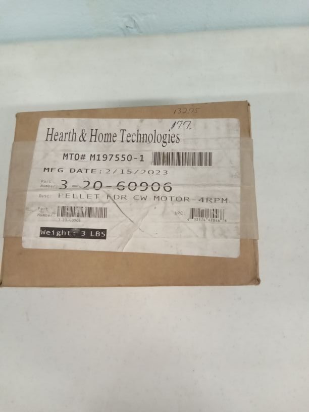 Pellet Feeder 4 RPM Motor