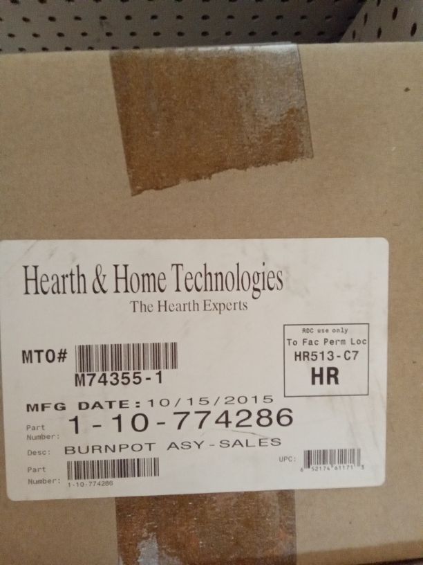 P-35i burnpot with cleanout