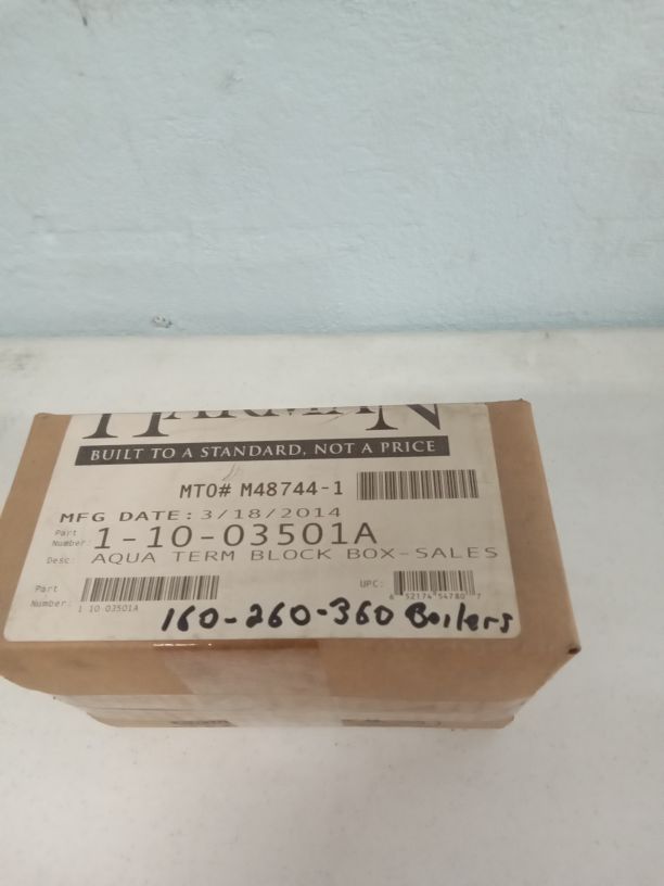 Aquastat terminal block