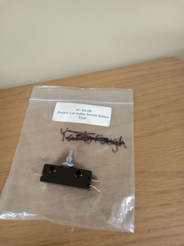 Hopper Lid Switch Button
