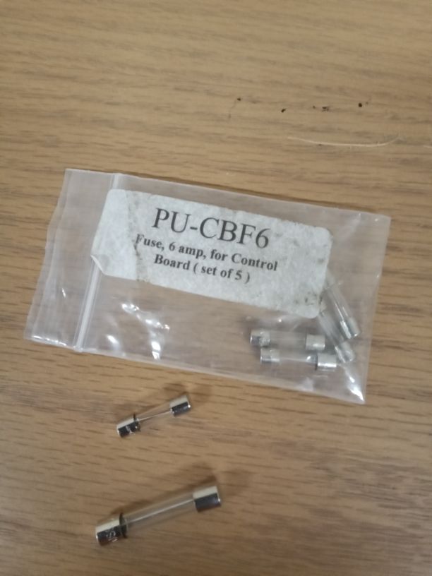 Circuit board fuse 6 amp short