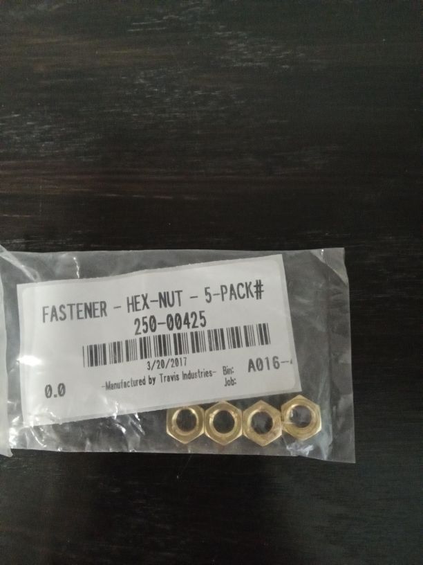Fastener Hex Nut 5 pack