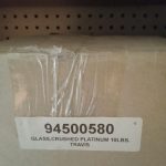 Crushed Platinum Glass