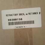 Refractory Brick with Retainer