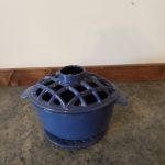 Steamer Lattice top Blue