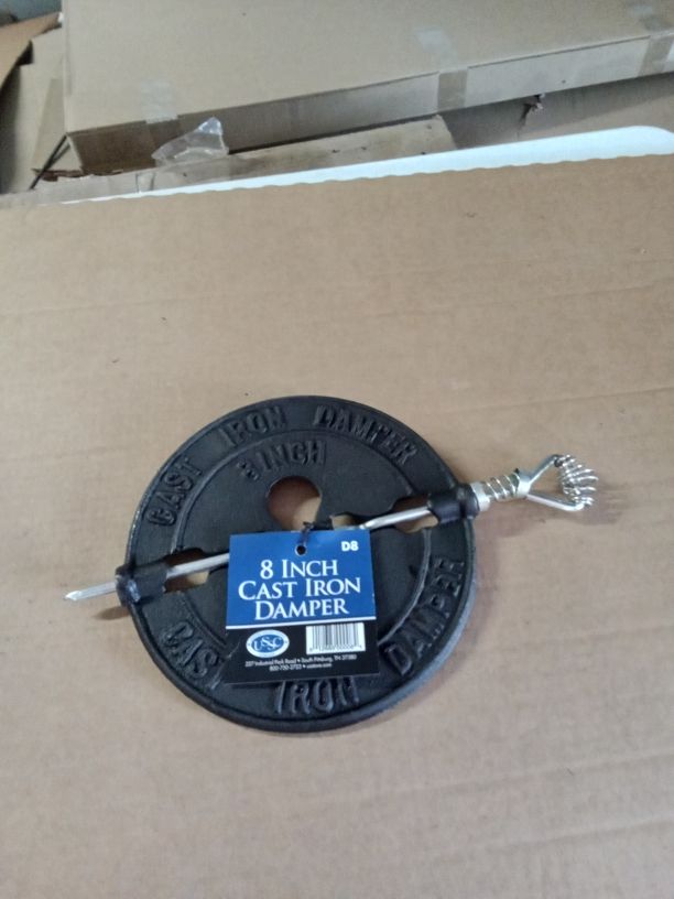 8" cast iron damper