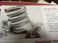 6" x 35' Stainless Steel Liner Kit with Tee