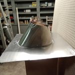 DuraTech 6" Aluminum flashing 0/12 to 6/12 pitch  Pn. 6DT-F6DSA