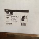 DuraVent DVL 7"  90 degree elbow  - pn. 7DVL-E90