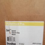 DuraVent Pellet Pro Prairie Cap, Black  pn.  4PVPVCTB34