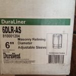 Dura Liner 6" Masonry Relining Adjustable Sleve  - pn. 6DLR-AS