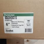 Dura Liner 6" Extend-a-cap kit  - pn. 6DLR-KXC13