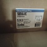 DirectVent Pro -  5"x 8" low profile vertical cap - Pn. 58DVA-VC