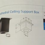 Direct Vent Pro 5 x 8" cathedral support box  - 58DVA-CS