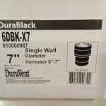 Dura Black 6" to 7" increaser