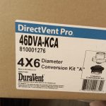 Duravent Direct Vent Pro Chimney conversion kit A  - Pn. 46DVA-KCA