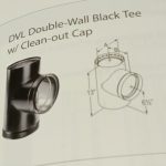 DuraVent Close Clearance  6" DVL  Tee  pn. 6DVL-T