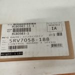 Quadrifire 3 Speed Control Board.  -  pn. SRV 7058-188